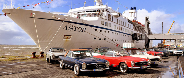 Parken an der MS Astor